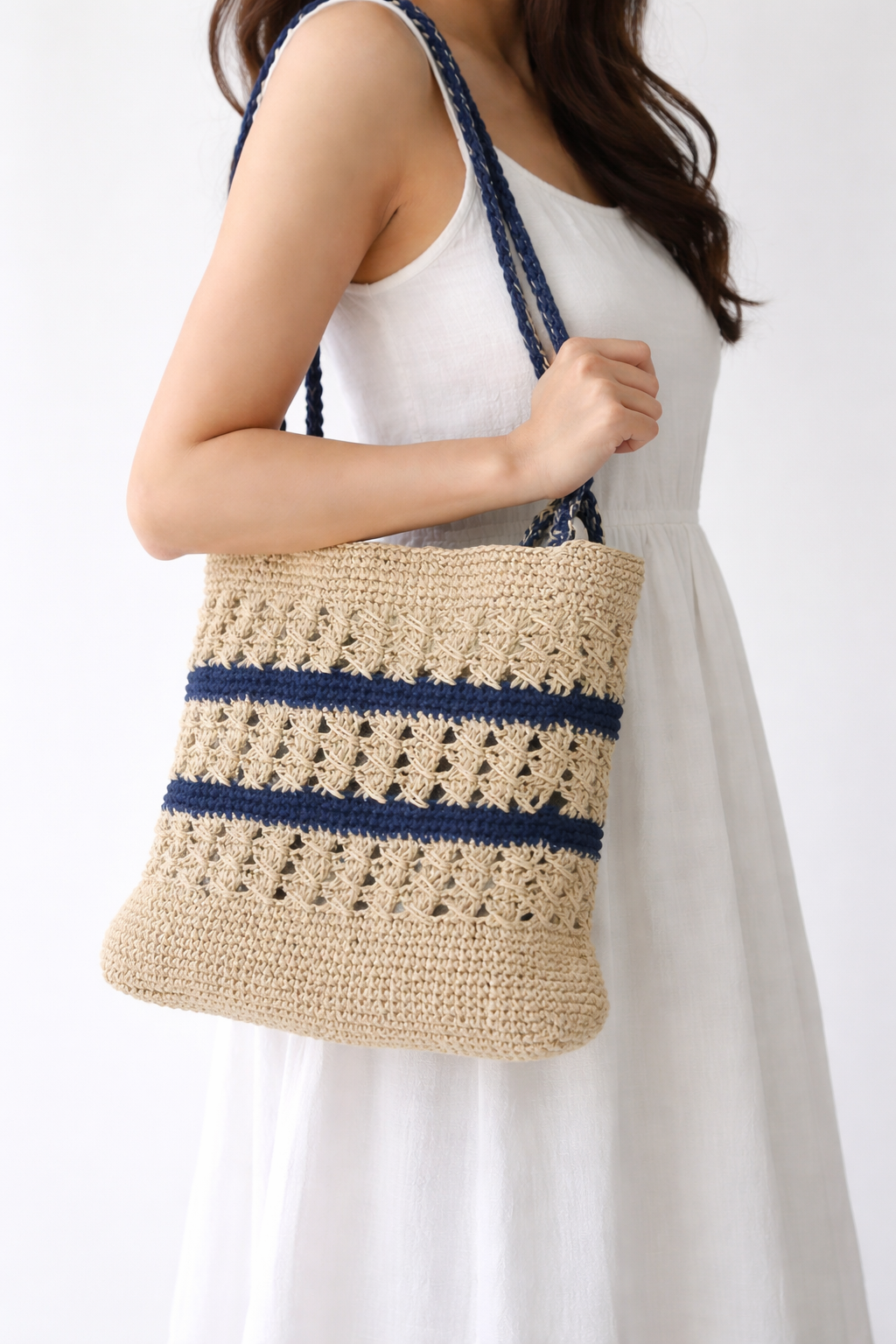 Handgestrickte Tasche-El örgüsü çanta